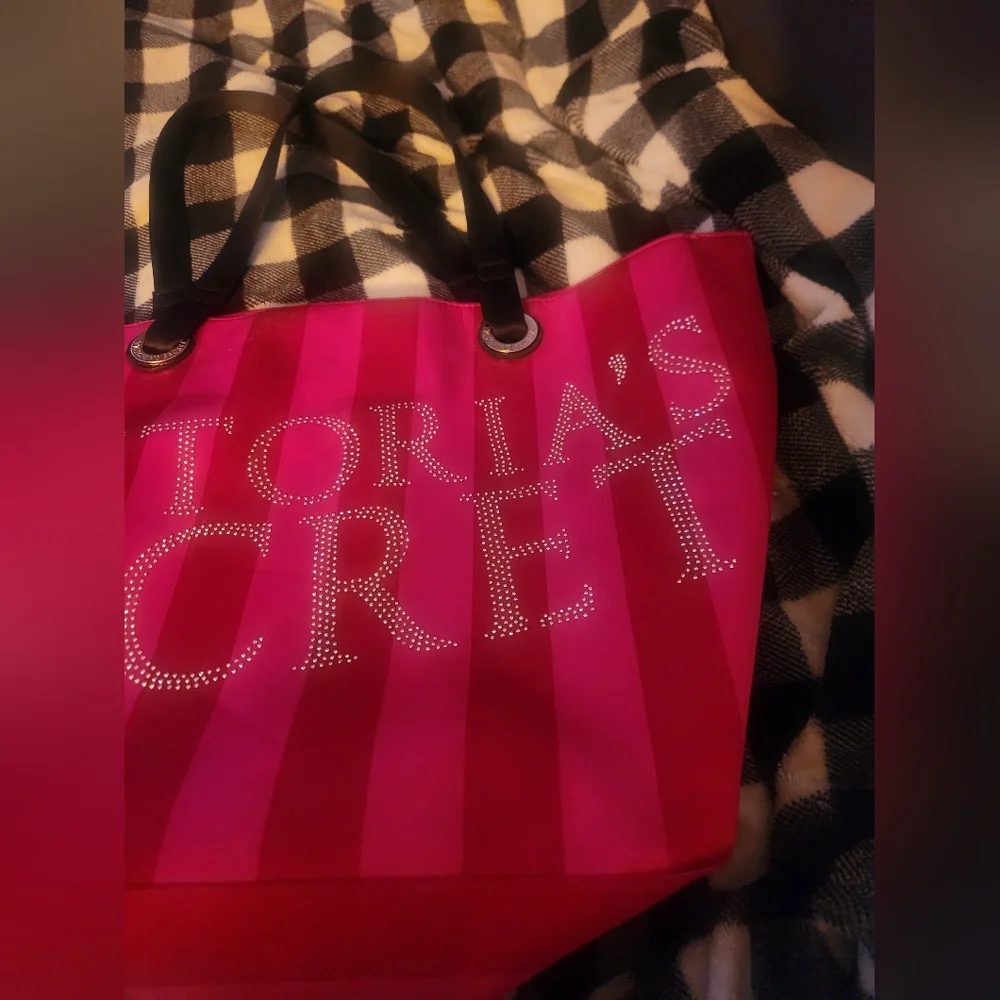 Victoria's Secret Bold Pink Tote